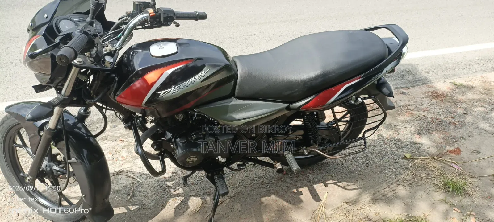 Bajaj Discover 110 2021 Black
