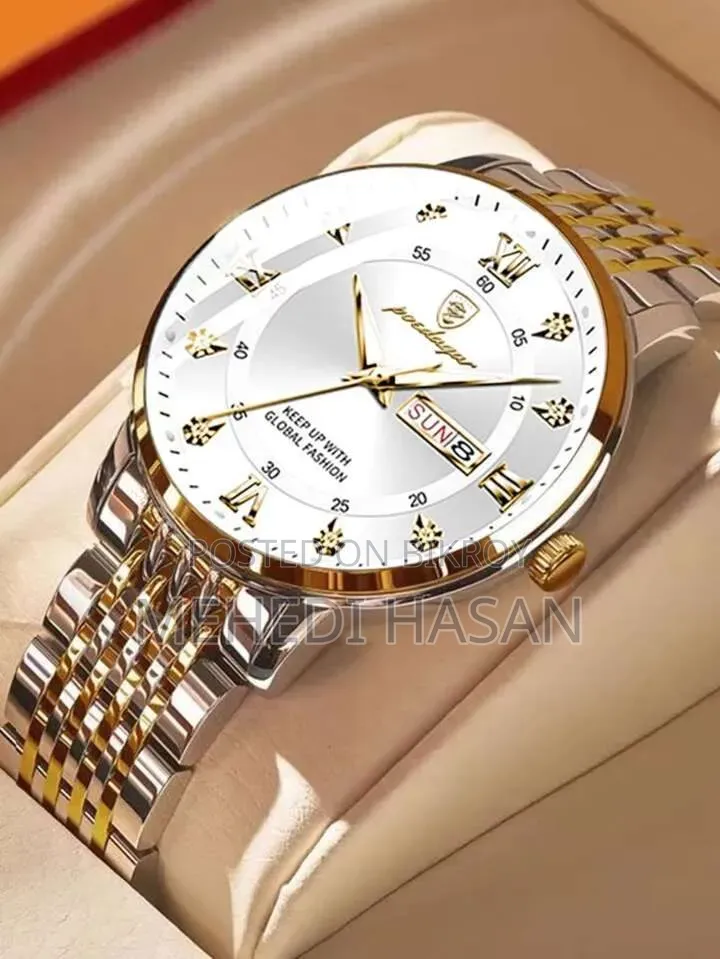 ⌚ Premium Golden Watch — A touch of style and elegance combined!