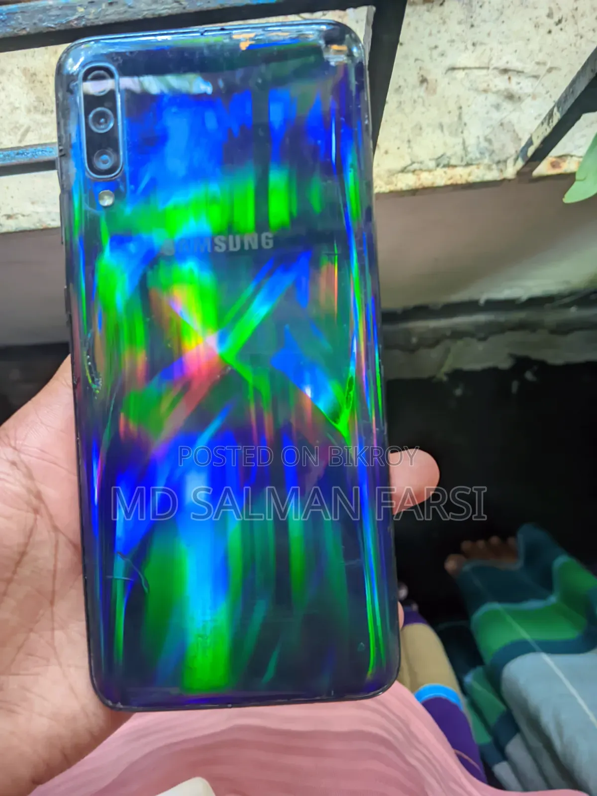 স্যামসাং গ্যালাক্সি এ৭০ ১২৮ জিবি কালো
