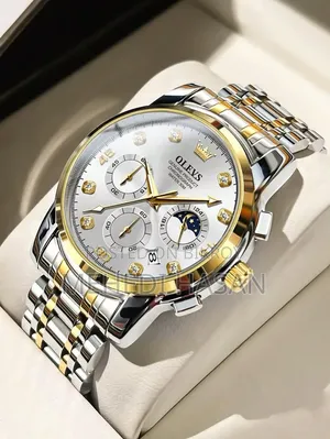 ⌚ Premium Golden Watch — A touch of style and elegance combined!