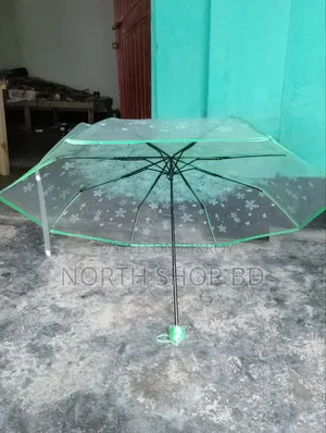 Transparent Printed Foldable Umbrella