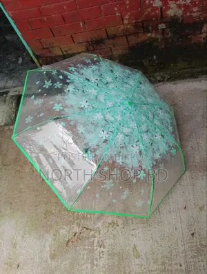 Transparent Printed Foldable Umbrella