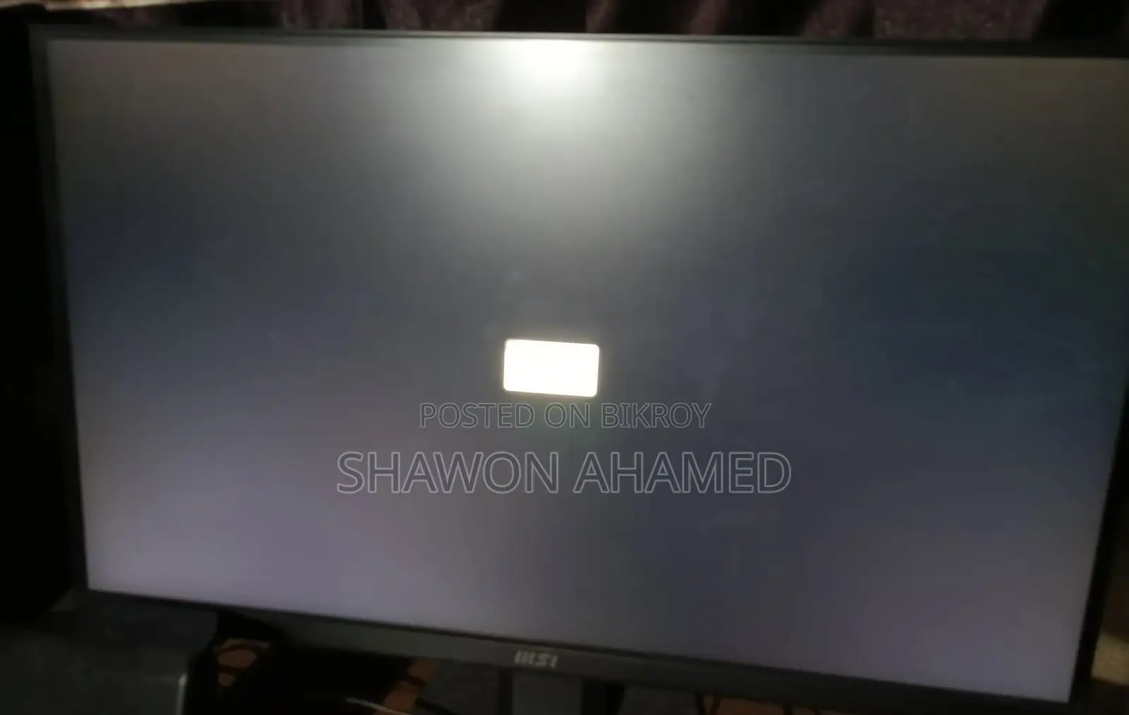 Desktop Computer MSI Model 16GB AMD Ryzen 7 SSD 256GB