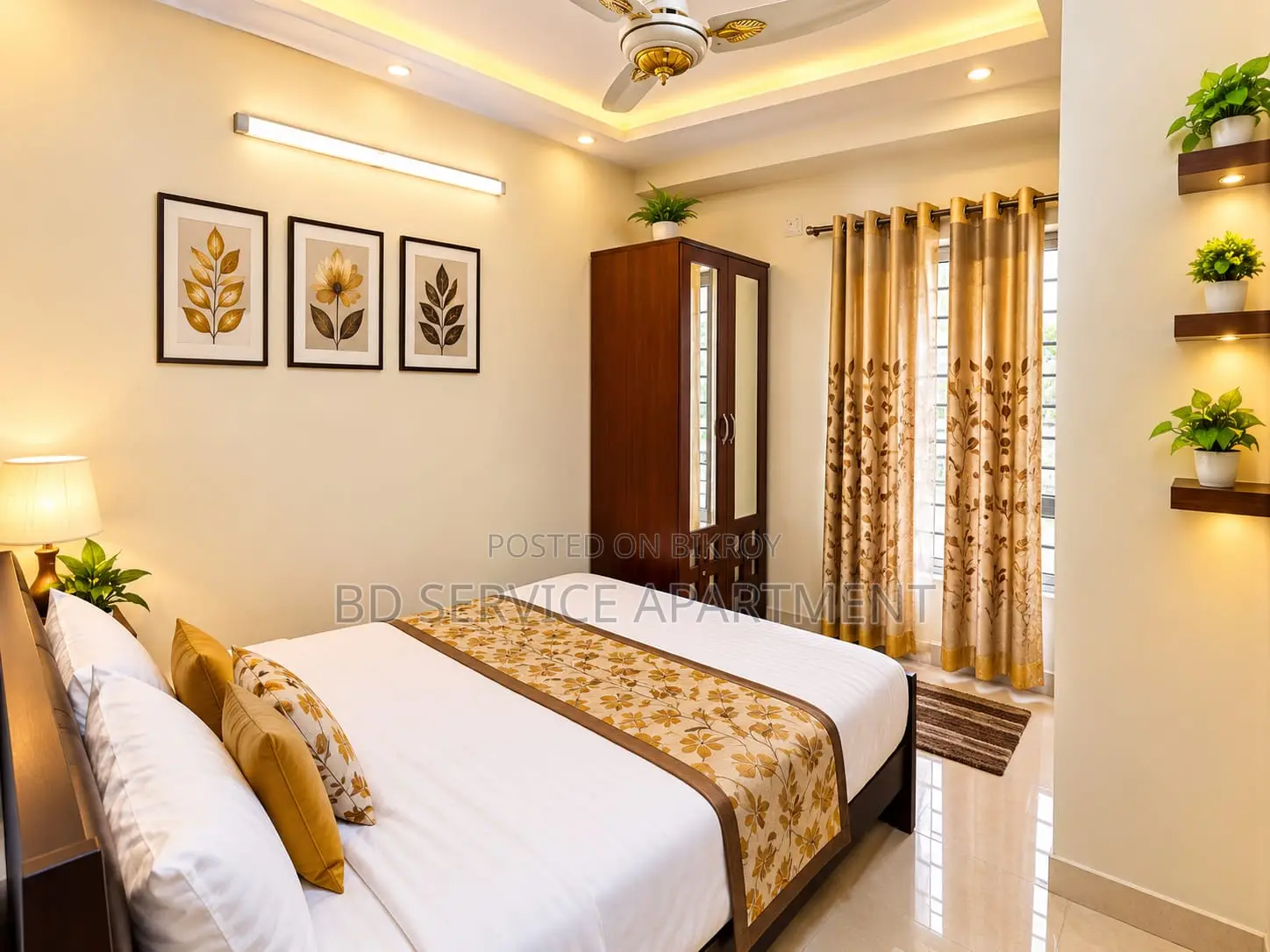 Furnished 3-Bedroom Apartment in Uttara Royal for Rent