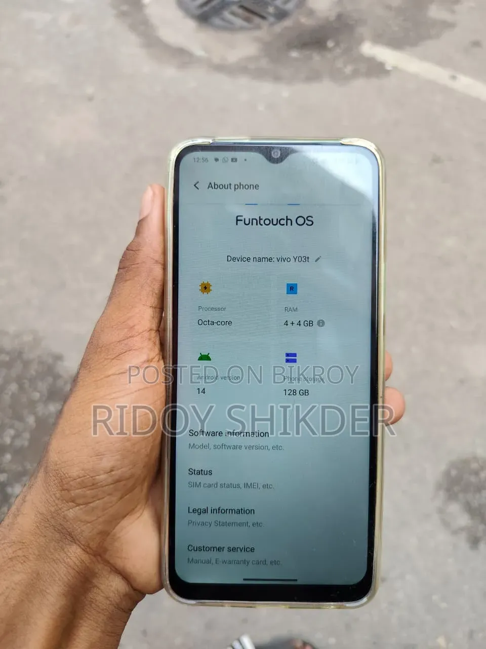 Vivo Y03t 128 GB