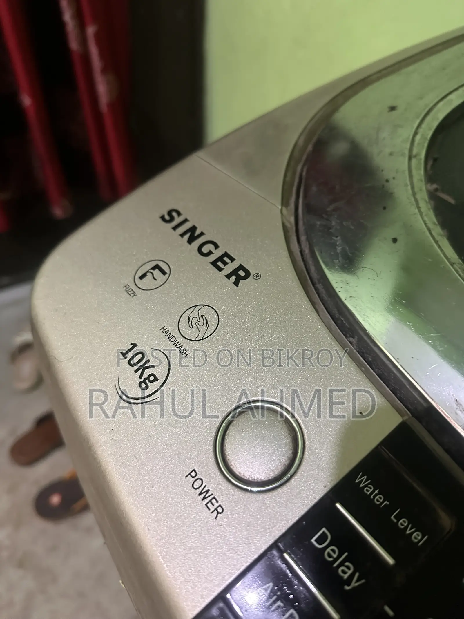 সিঙ্গার ওয়াশিং মেশিন ১০ কেজি