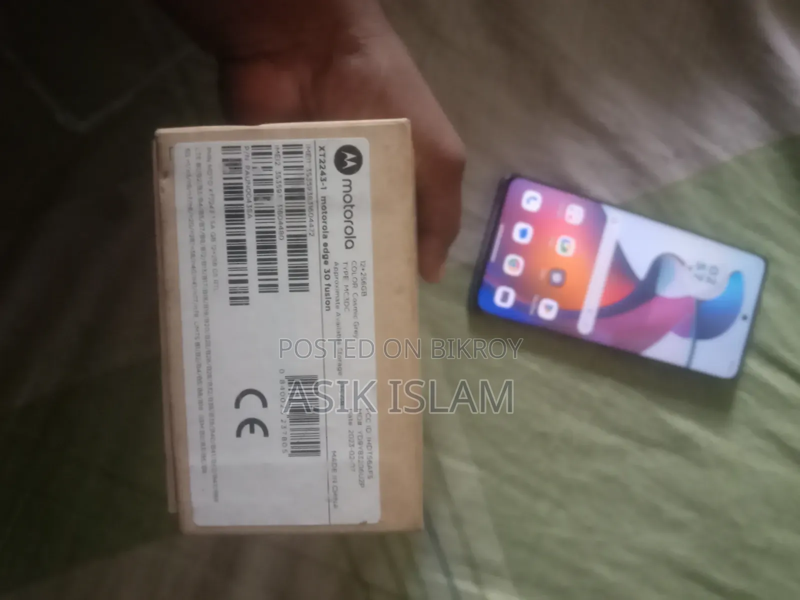 Motorola Edge 30 Fusion 256 GB Black