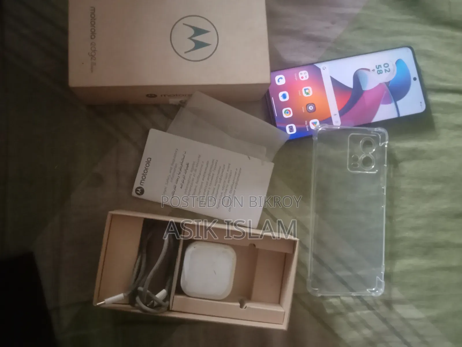 Motorola Edge 30 Fusion 256 GB Black