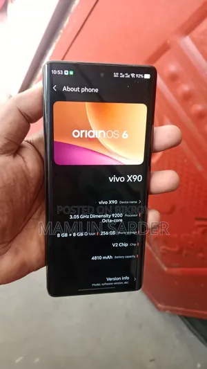 ভিভো এক্স৯০ ২৫৬ জিবি ব্ল্যাক