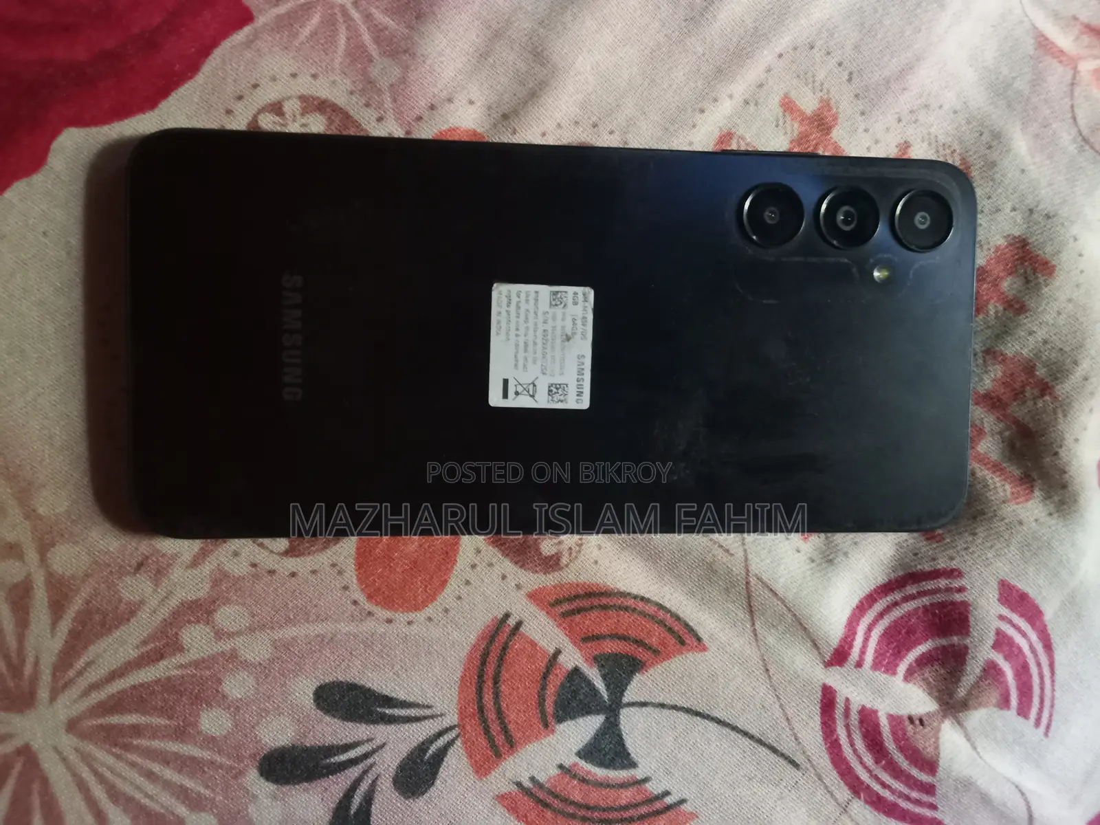 স্যামসাং গ্যালাক্সি এম১৪ ৬৪ জিবি কালো