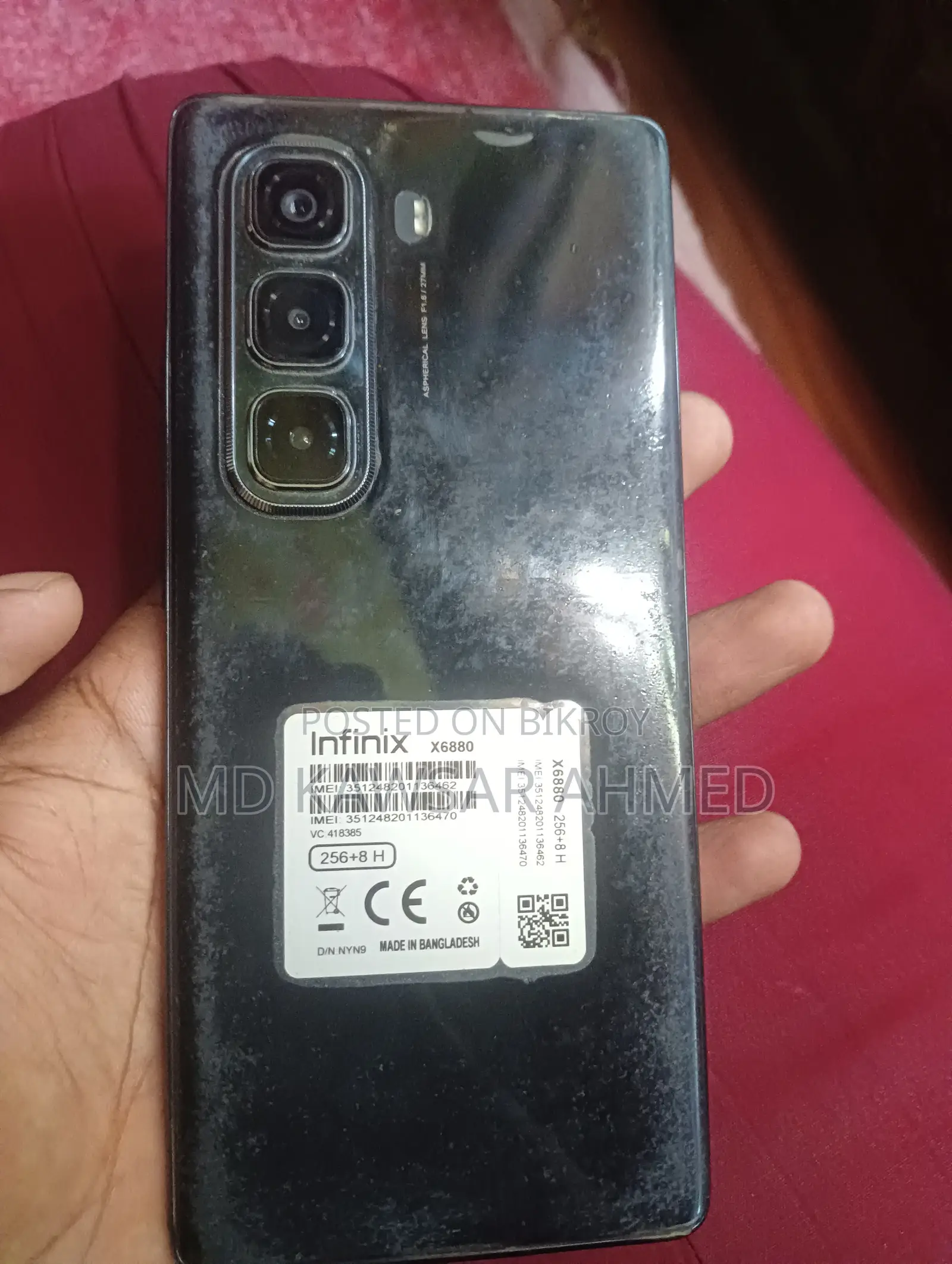 Infinix Hot 50 Pro+ 4G 256 GB Black