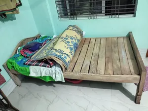 A semi-double bed will be sold