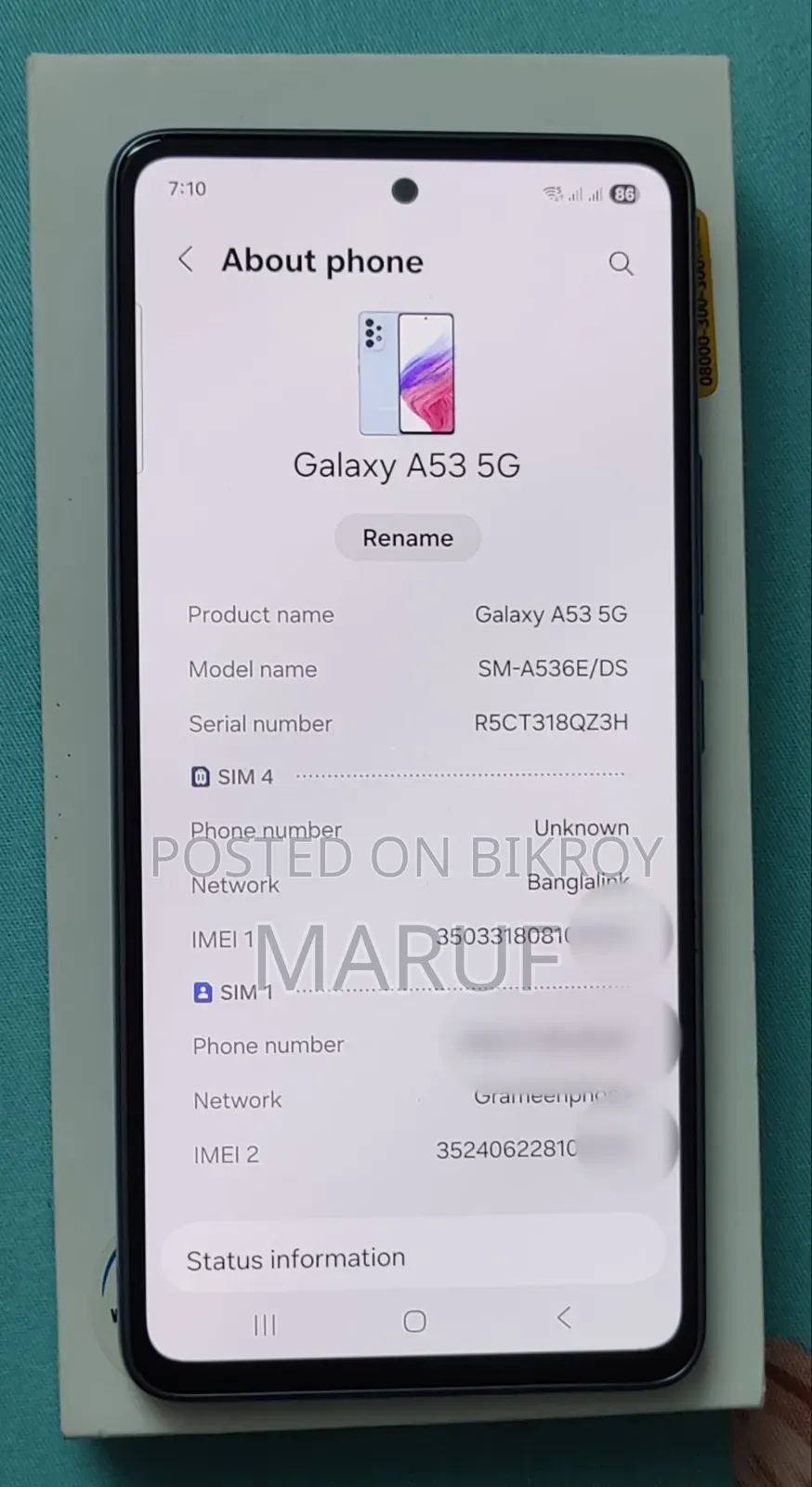 Samsung Galaxy A53 5G 128 GB