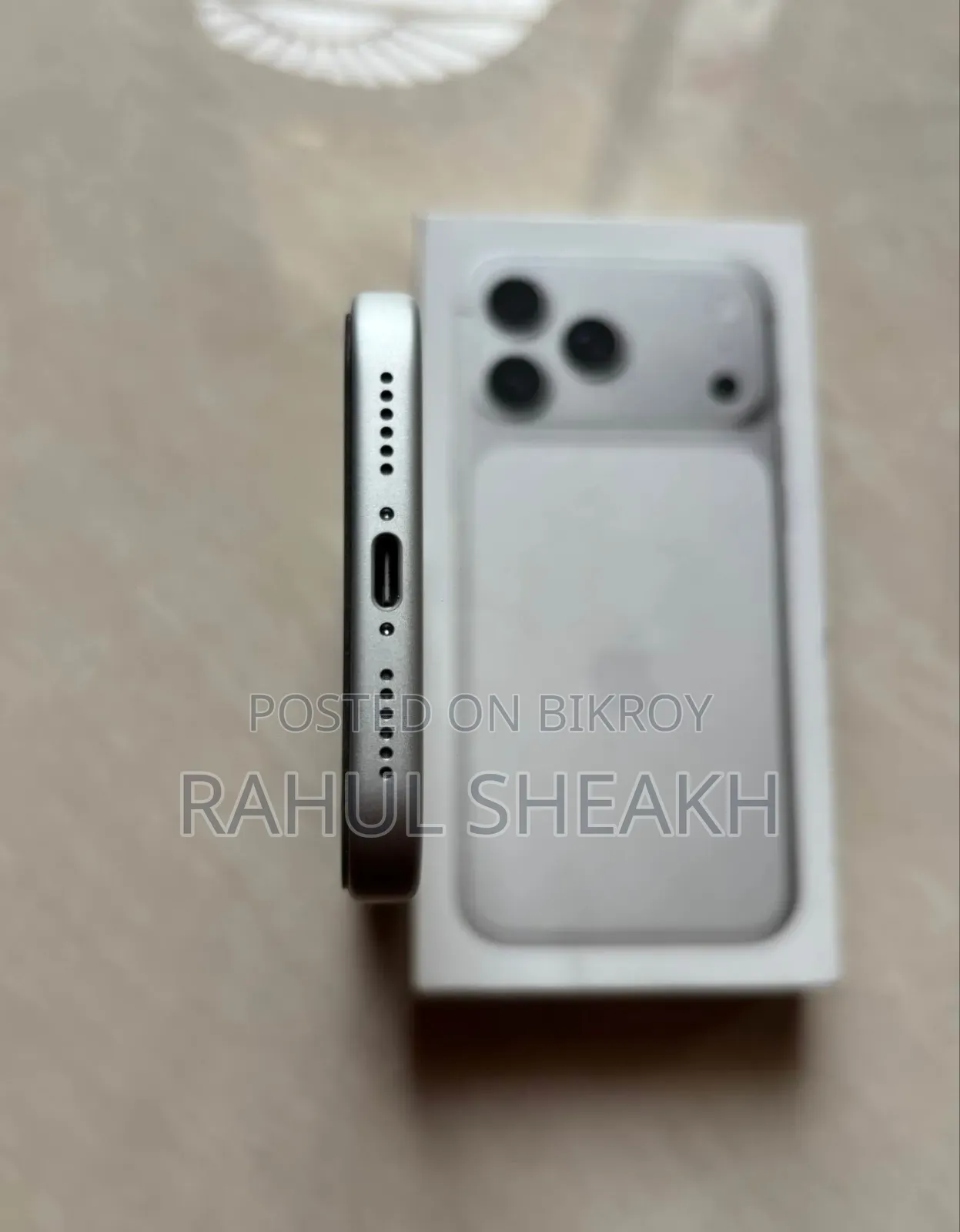 অ্যাপল আইফোন ১৭ প্রো ম্যাক্স ৫১২ জিবি সিলভার