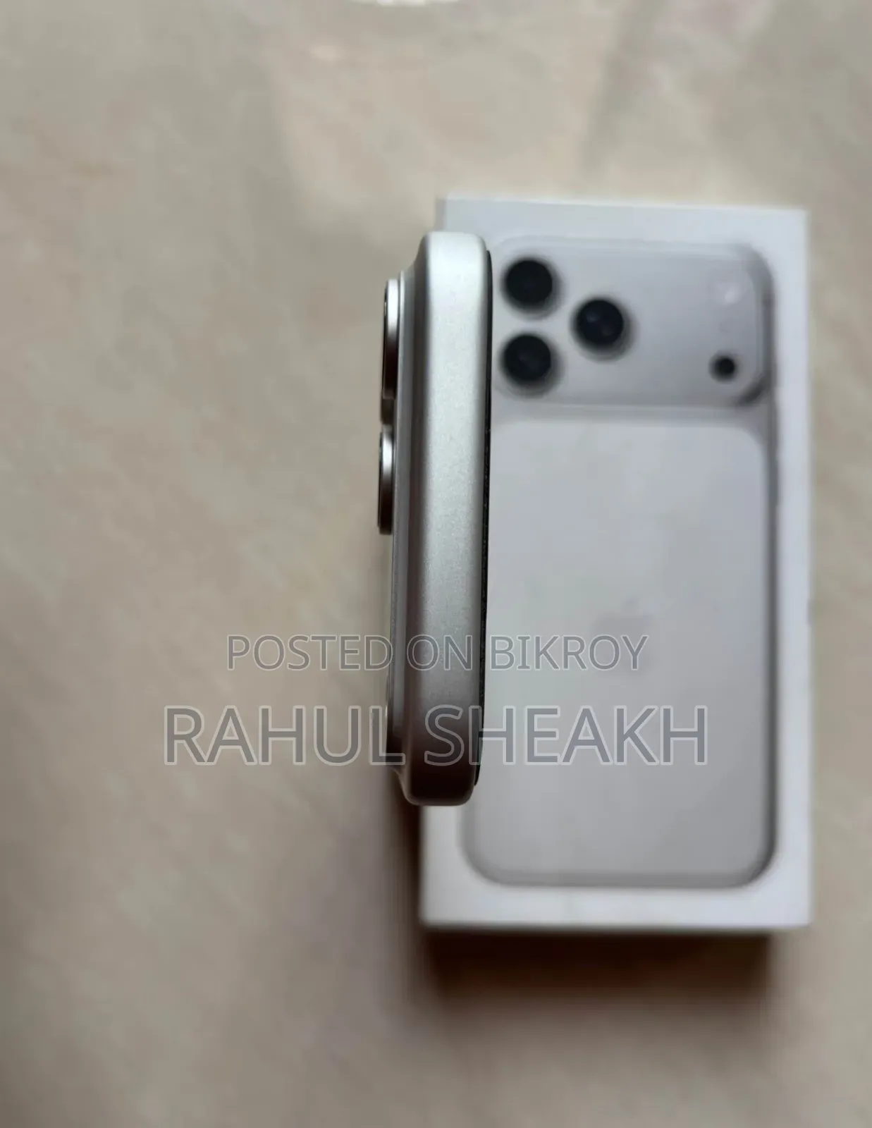 অ্যাপল আইফোন ১৭ প্রো ম্যাক্স ৫১২ জিবি সিলভার