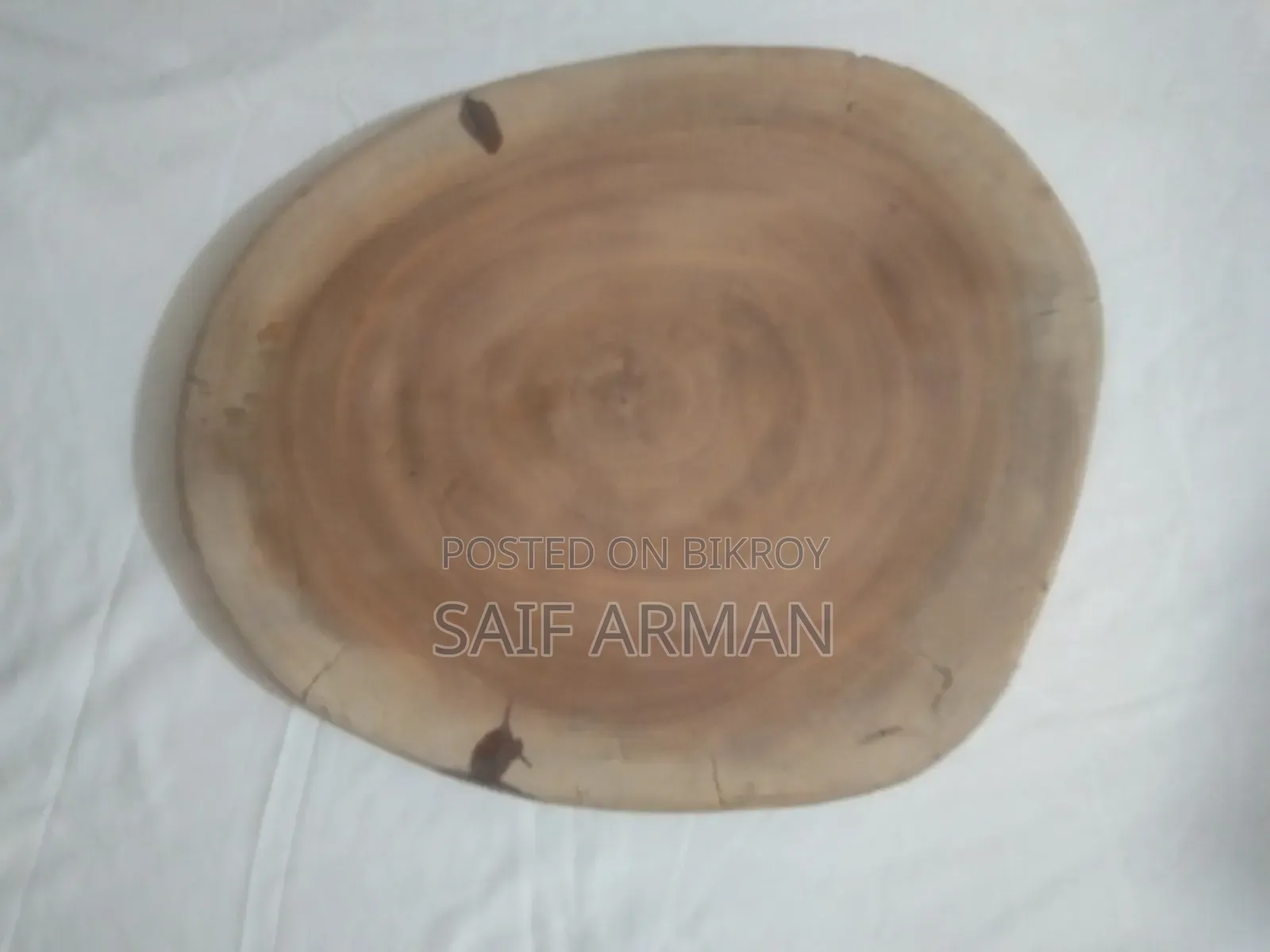 Round Mahogany Wood