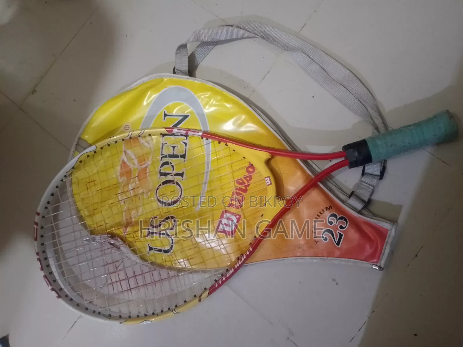 4 original Wilson and HEAD brand tennis rackets for sale