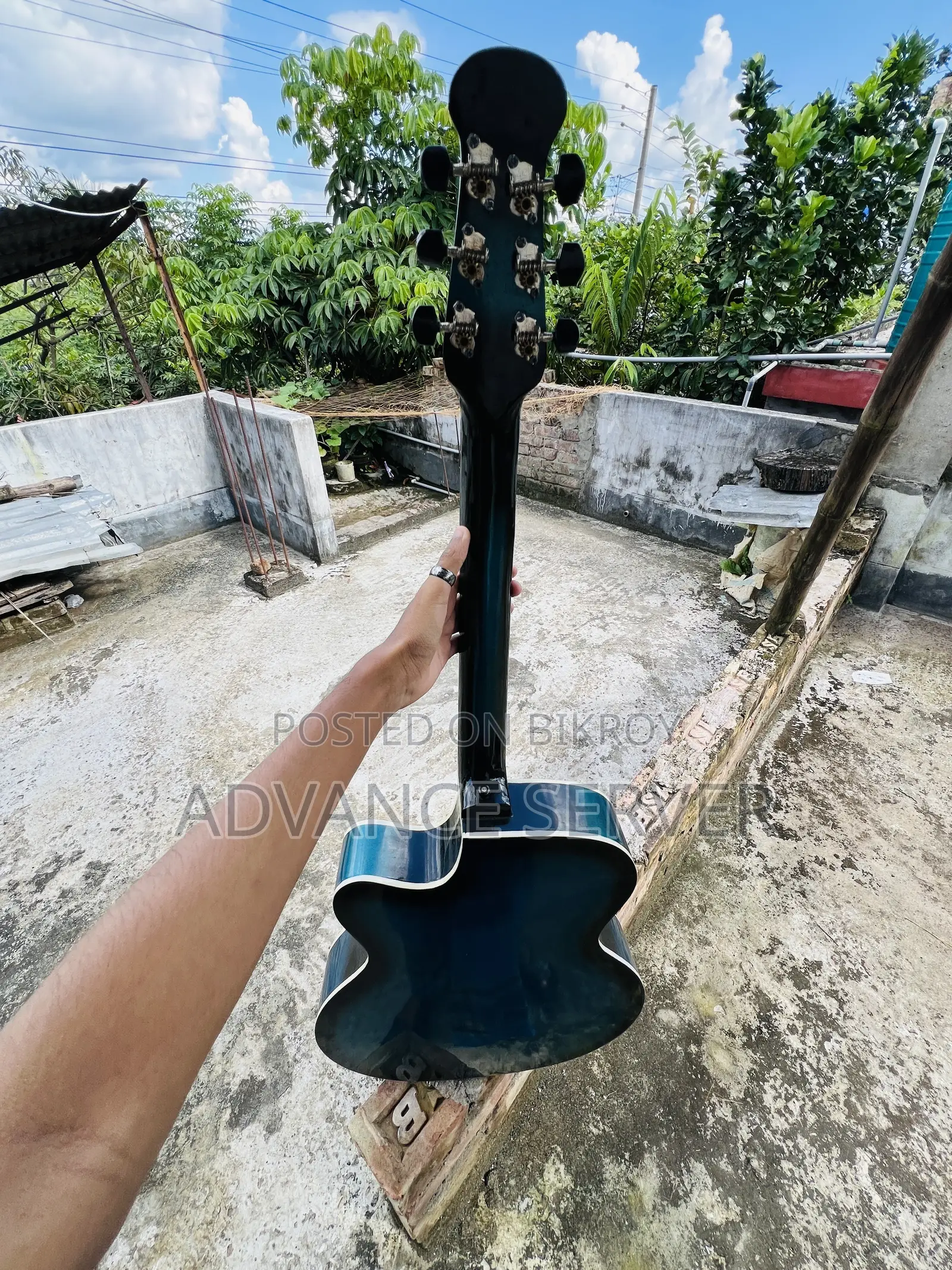সিগনেচার ব্লু অ্যাকৌস্টিক গিটার