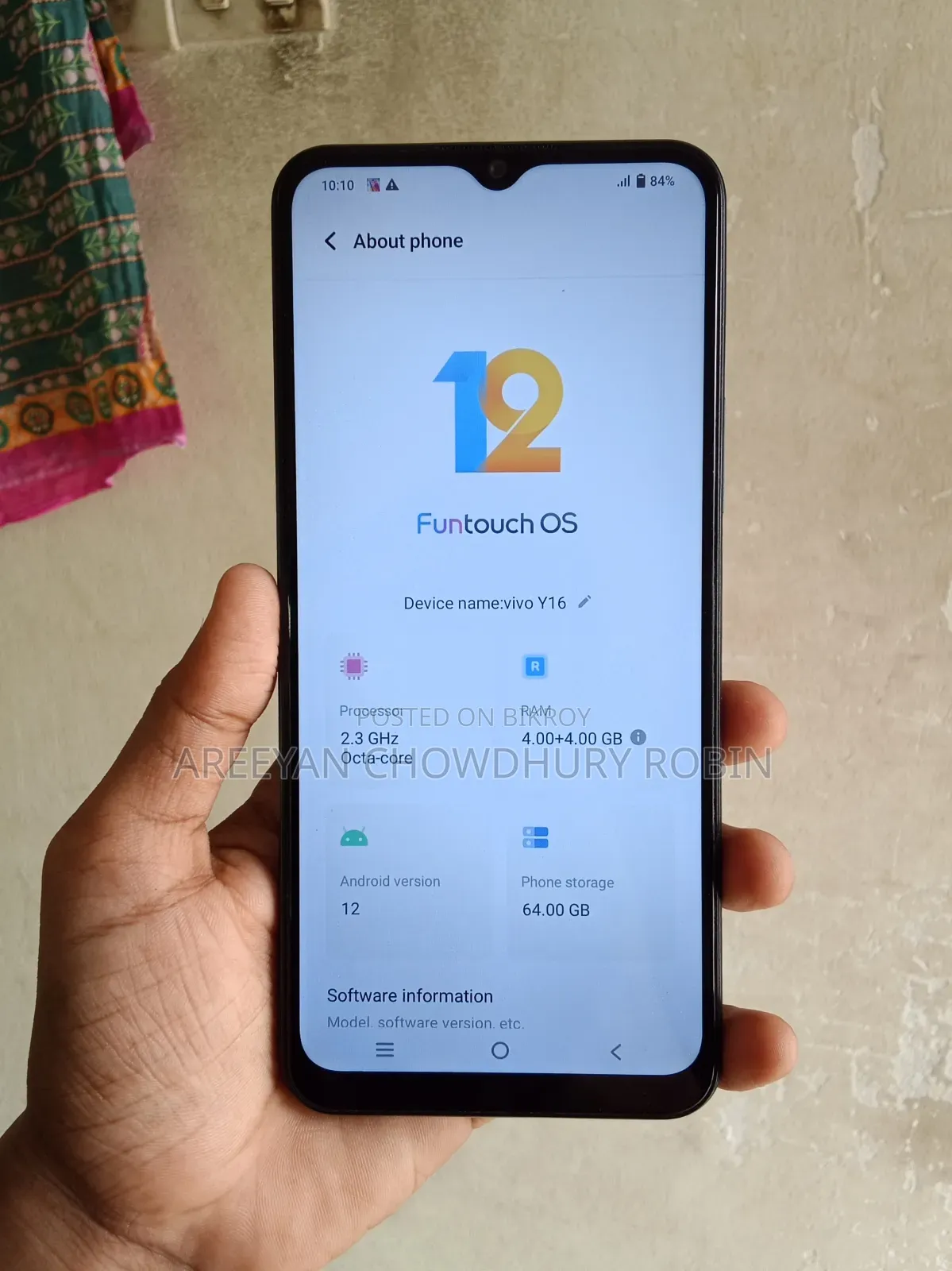 Vivo Y16 64 GB Black