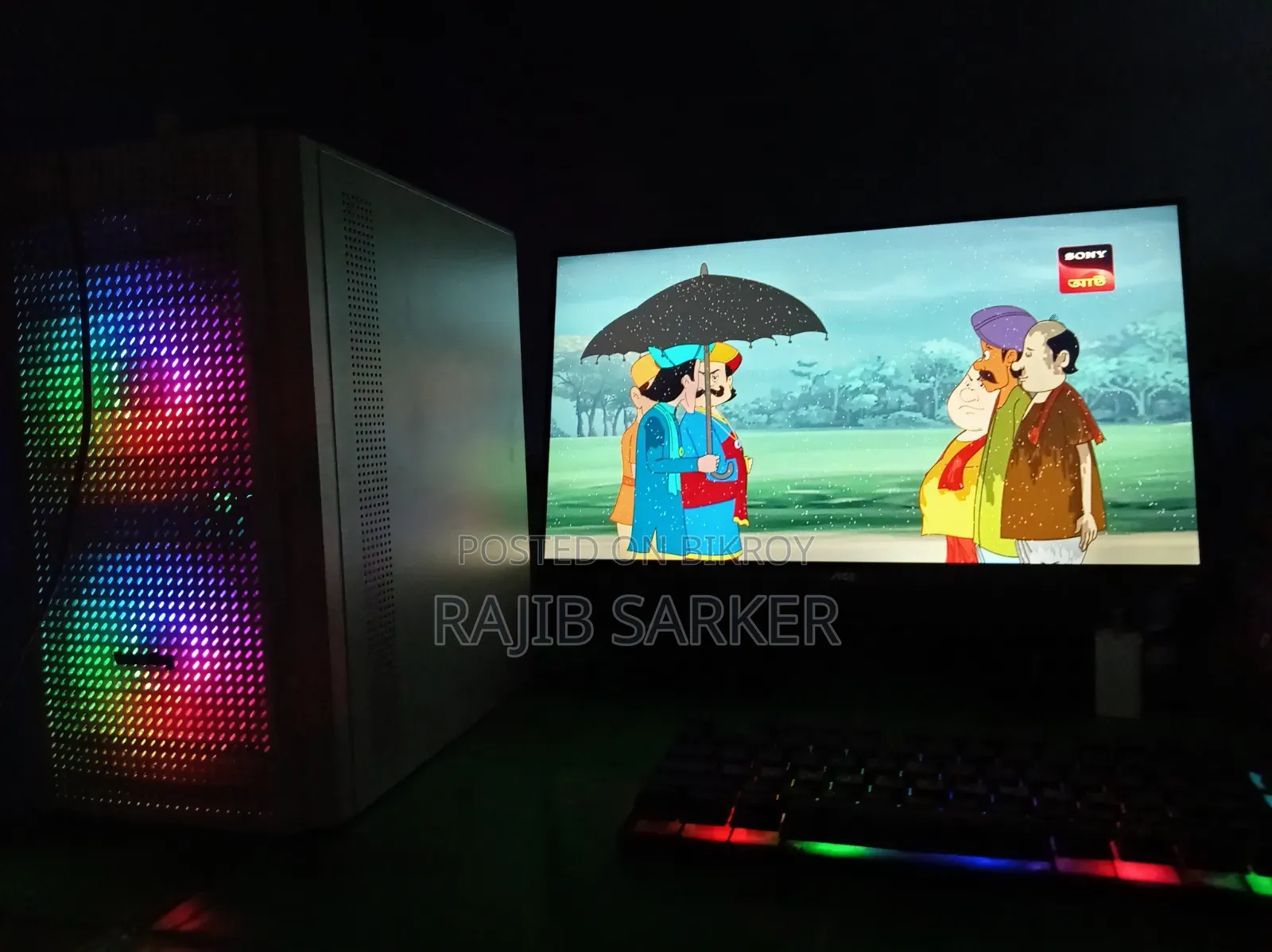 Desktop Computer MSI 8GB AMD Ryzen 5 HDD+SSD 1TB