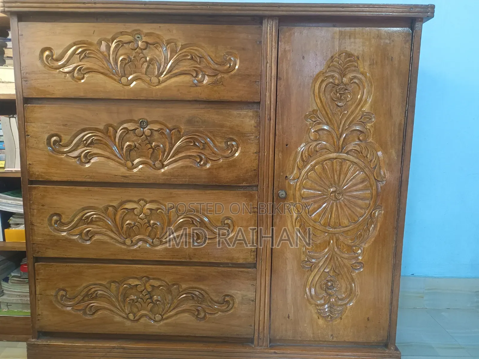 Teak Wood Wardrobe