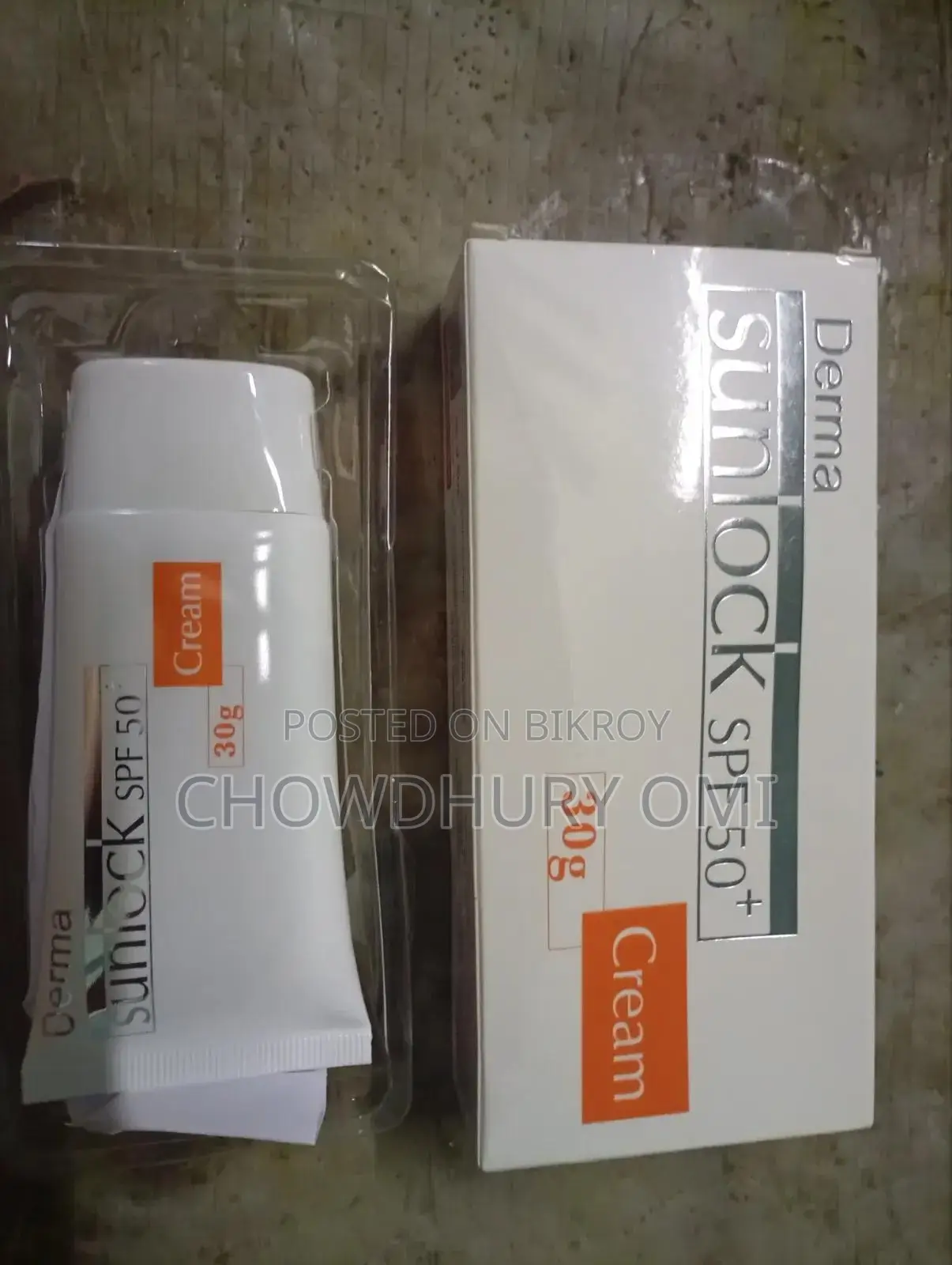 Derma Sunlock SPF50+ Cream (Sunscream)