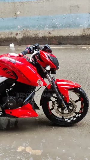 টিভিএস আপাচে ১৬০ ৪ভি ২০১৯ লাল