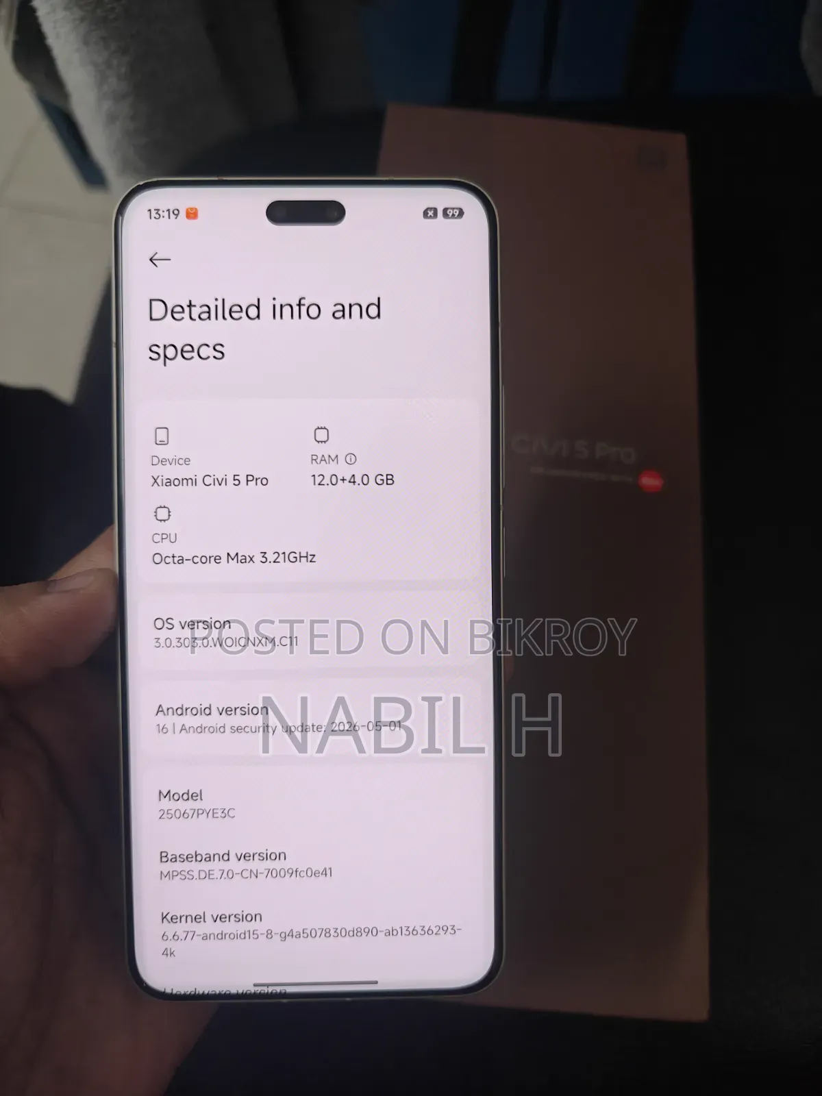 Xiaomi Civi 5 Pro 256 GB