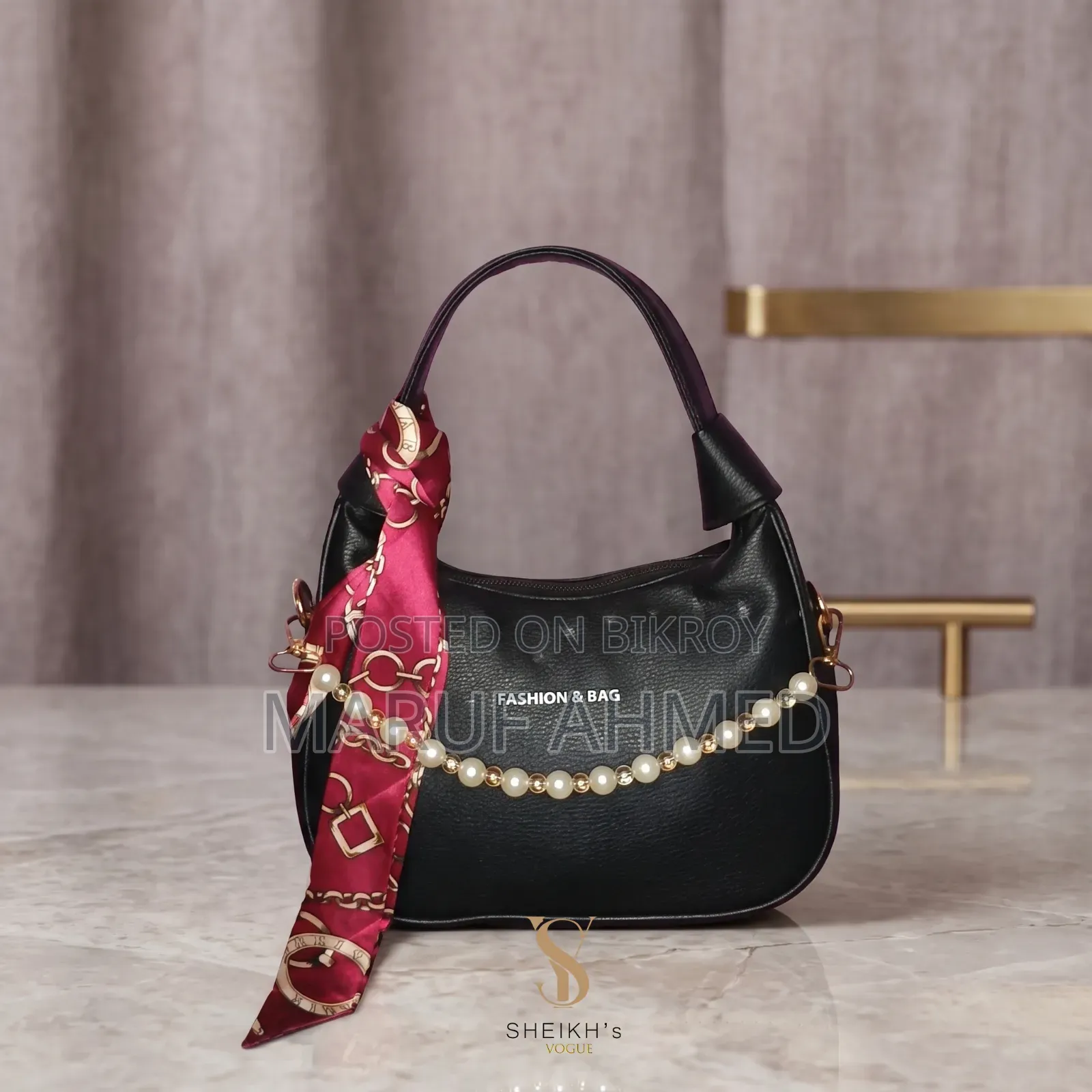 Faux Leather Handbag