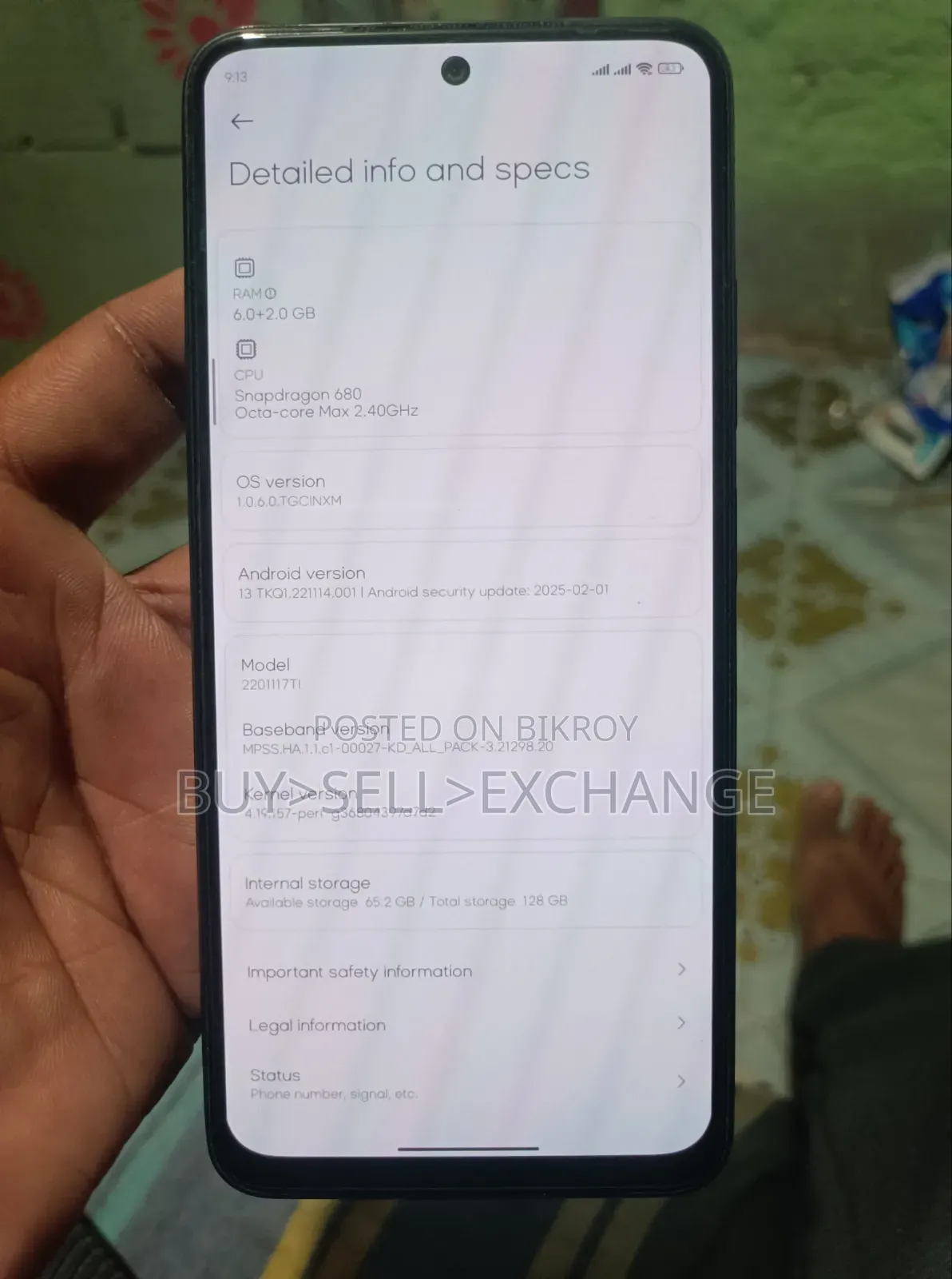 Xiaomi Redmi Note 11 128 GB Black
