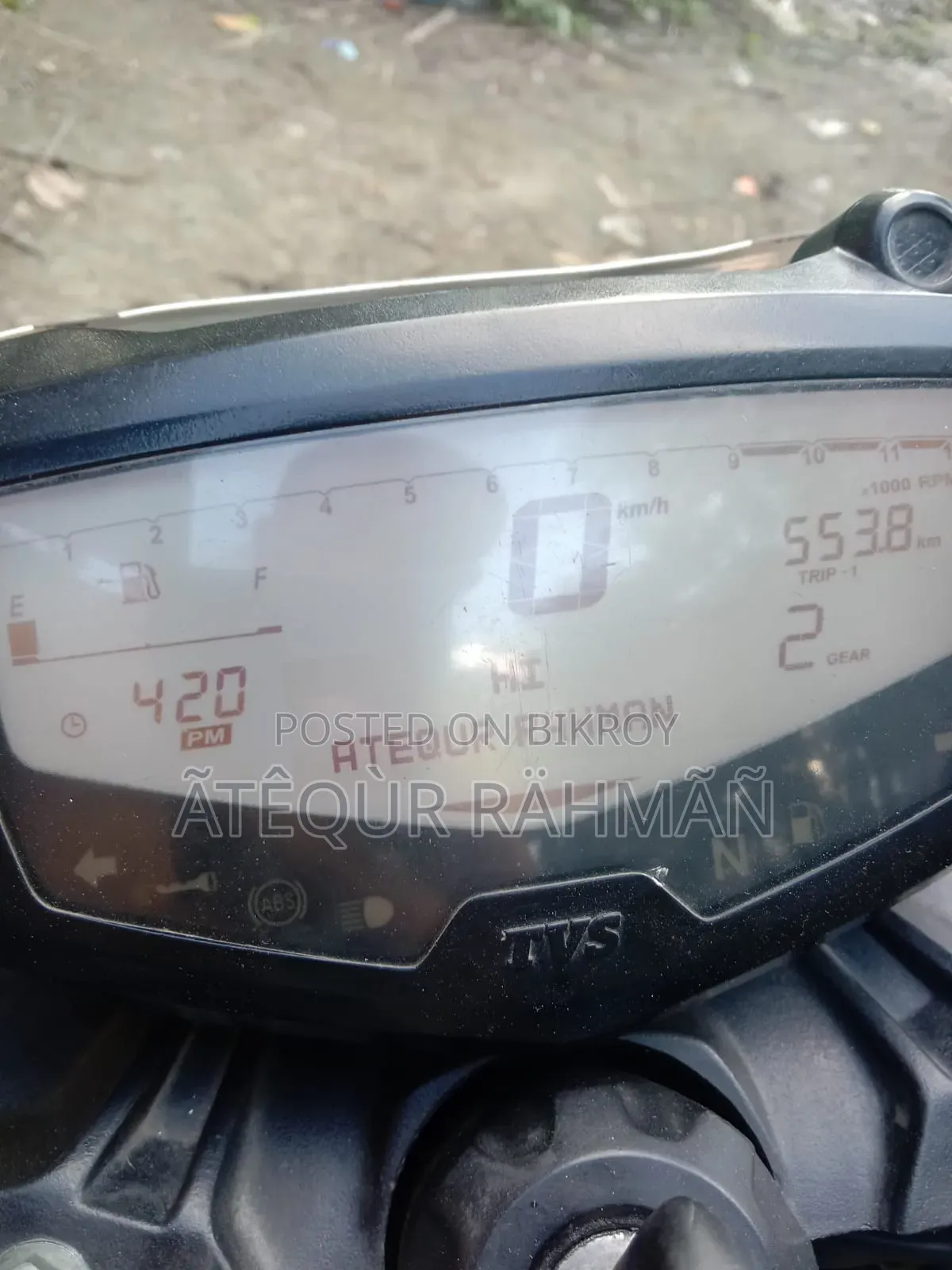 TVS Apache RTR 160 4V 2024 Blue
