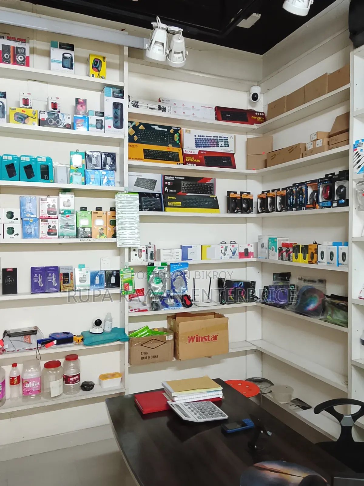 Shop with Decoration and Goods for Sale or Rent