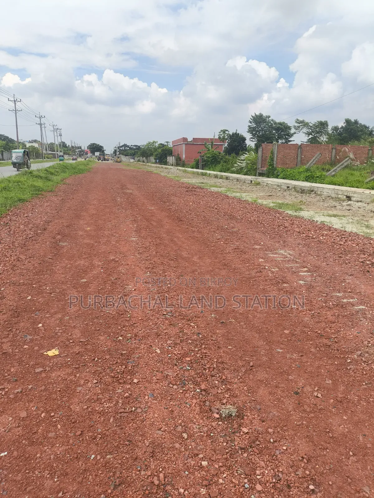 100 Katha Land for Sale on Purbachal to Jalsiri 100-Foot Road