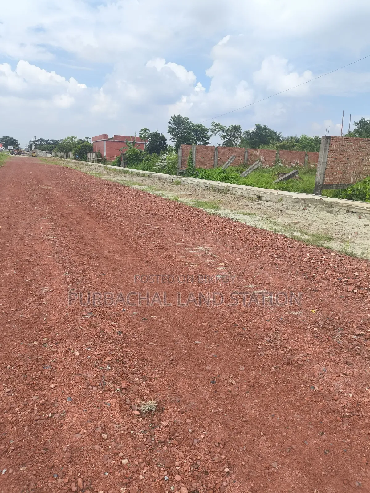 100 Katha Land for Sale on Purbachal to Jalsiri 100-Foot Road