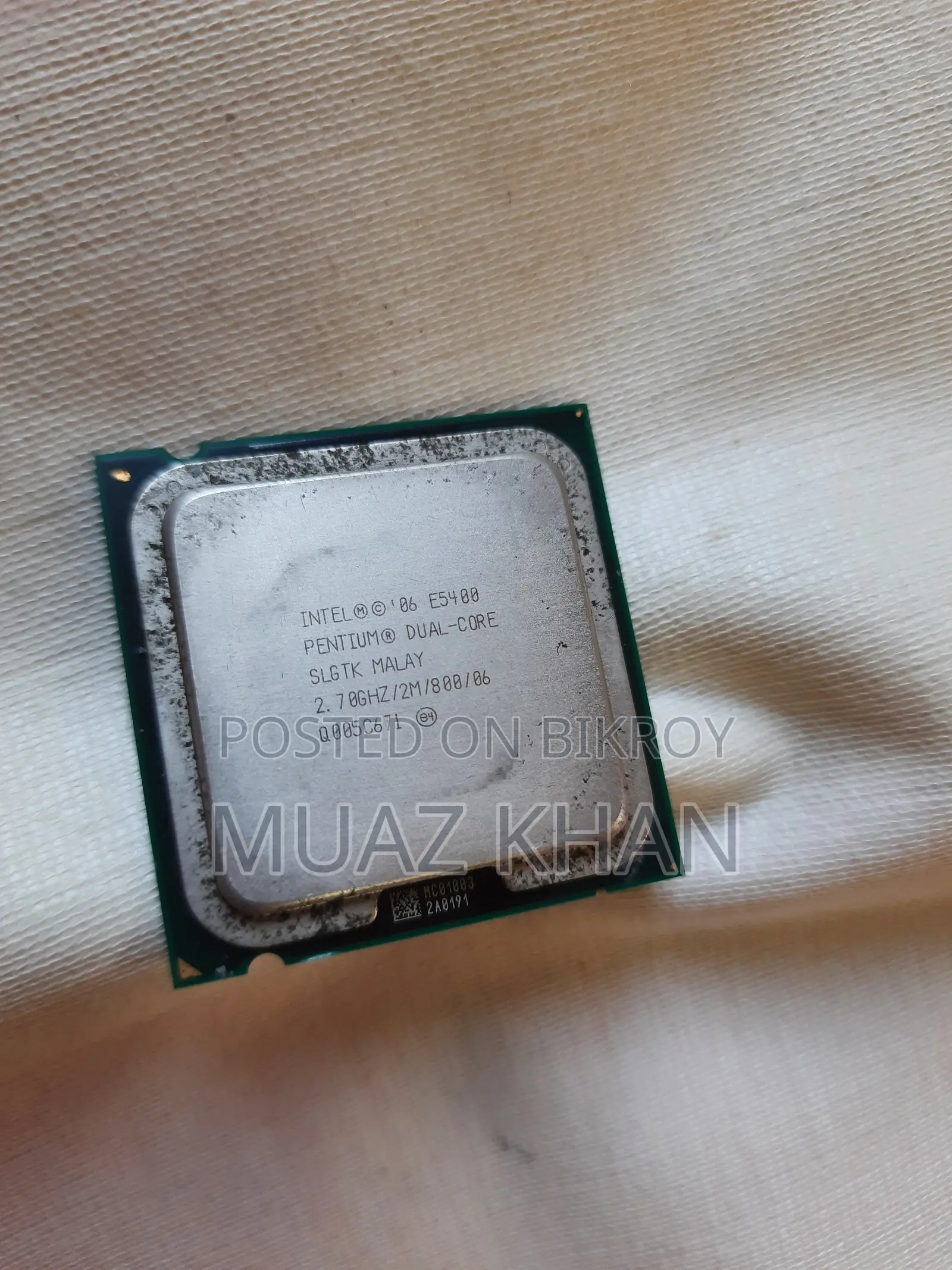 Computer Casing, DDR2 RAM, Intel Dual Core CPU, Power Supply, Fan