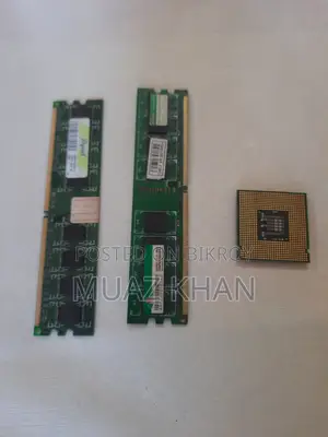 Computer Casing, DDR2 RAM, Intel Dual Core CPU, Power Supply, Fan