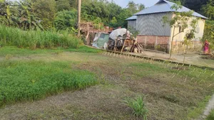 Land suitable for building a house, right beside a 6-foot road connected from government 12-foot road