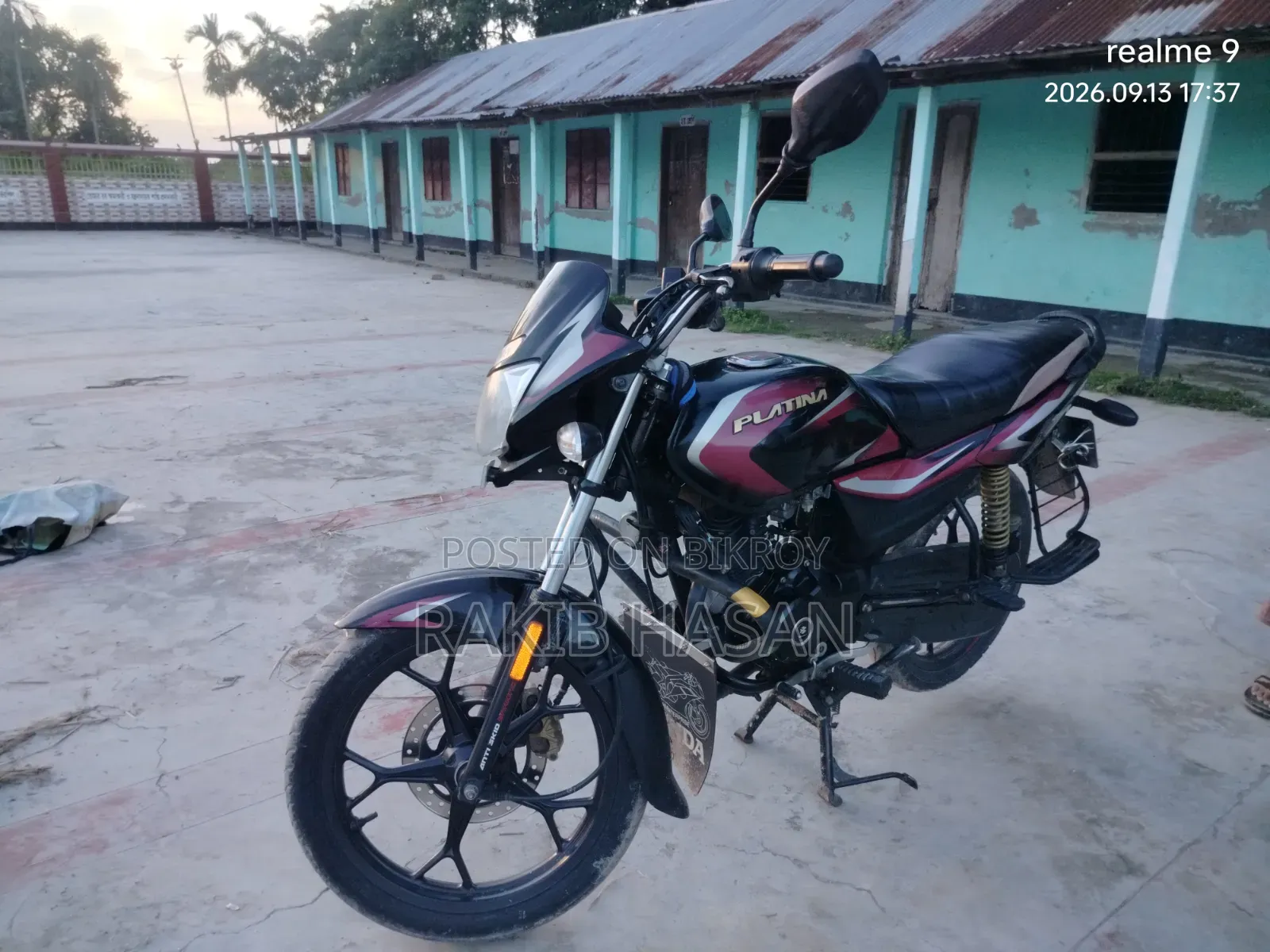 বাজাজ প্লাটিনা ১১০ ২০২২ কালো