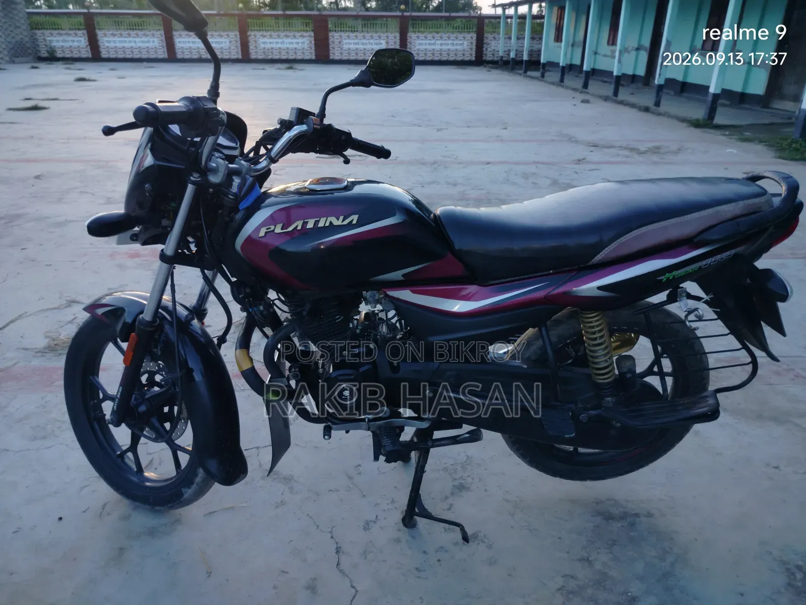 বাজাজ প্লাটিনা ১১০ ২০২২ কালো