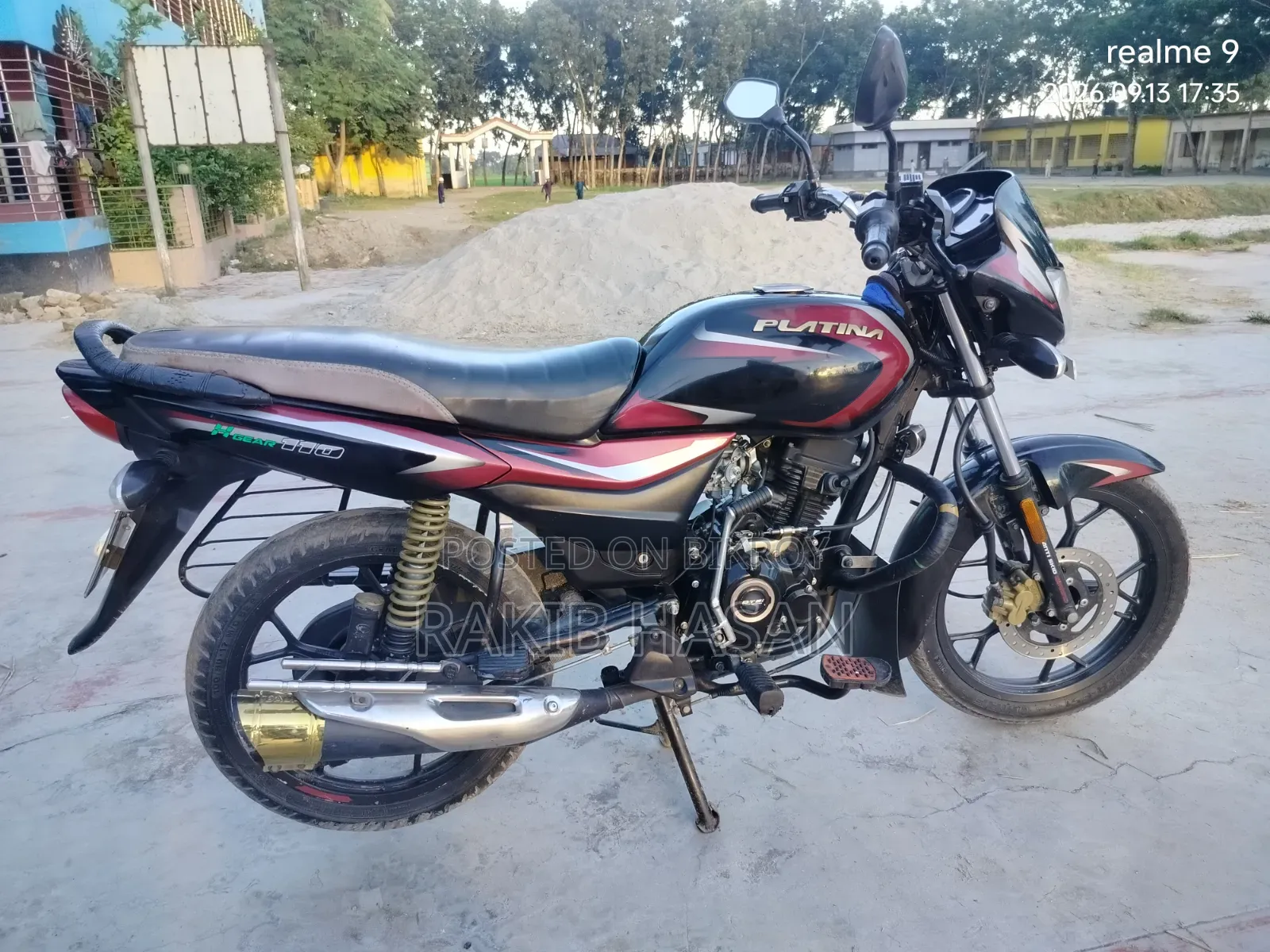 বাজাজ প্লাটিনা ১১০ ২০২২ কালো