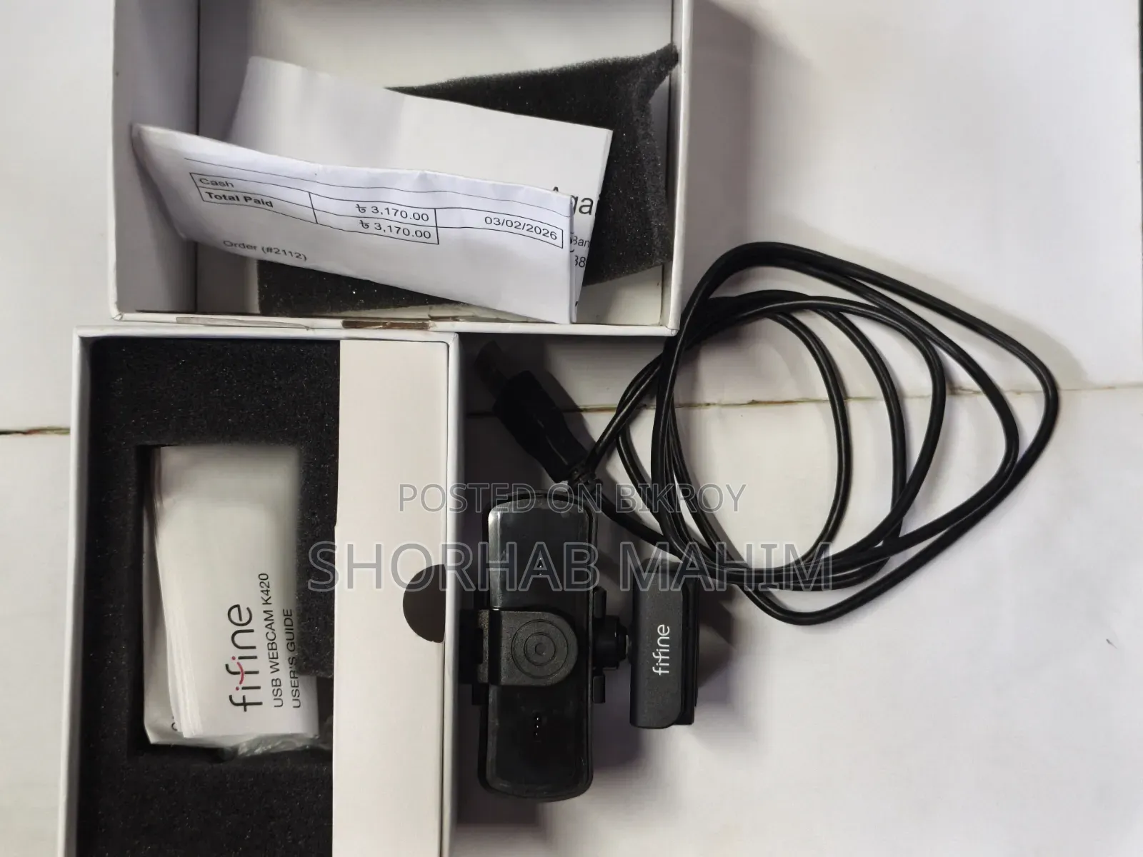 Fifine K420 2K Webcam