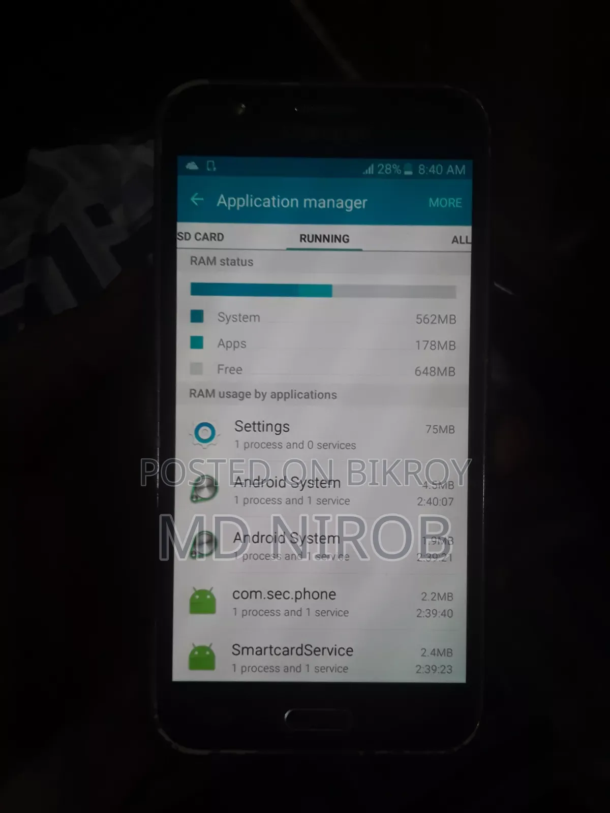স্যামসাং গ্যালাক্সি জে৫ ৮ জিবি কালো