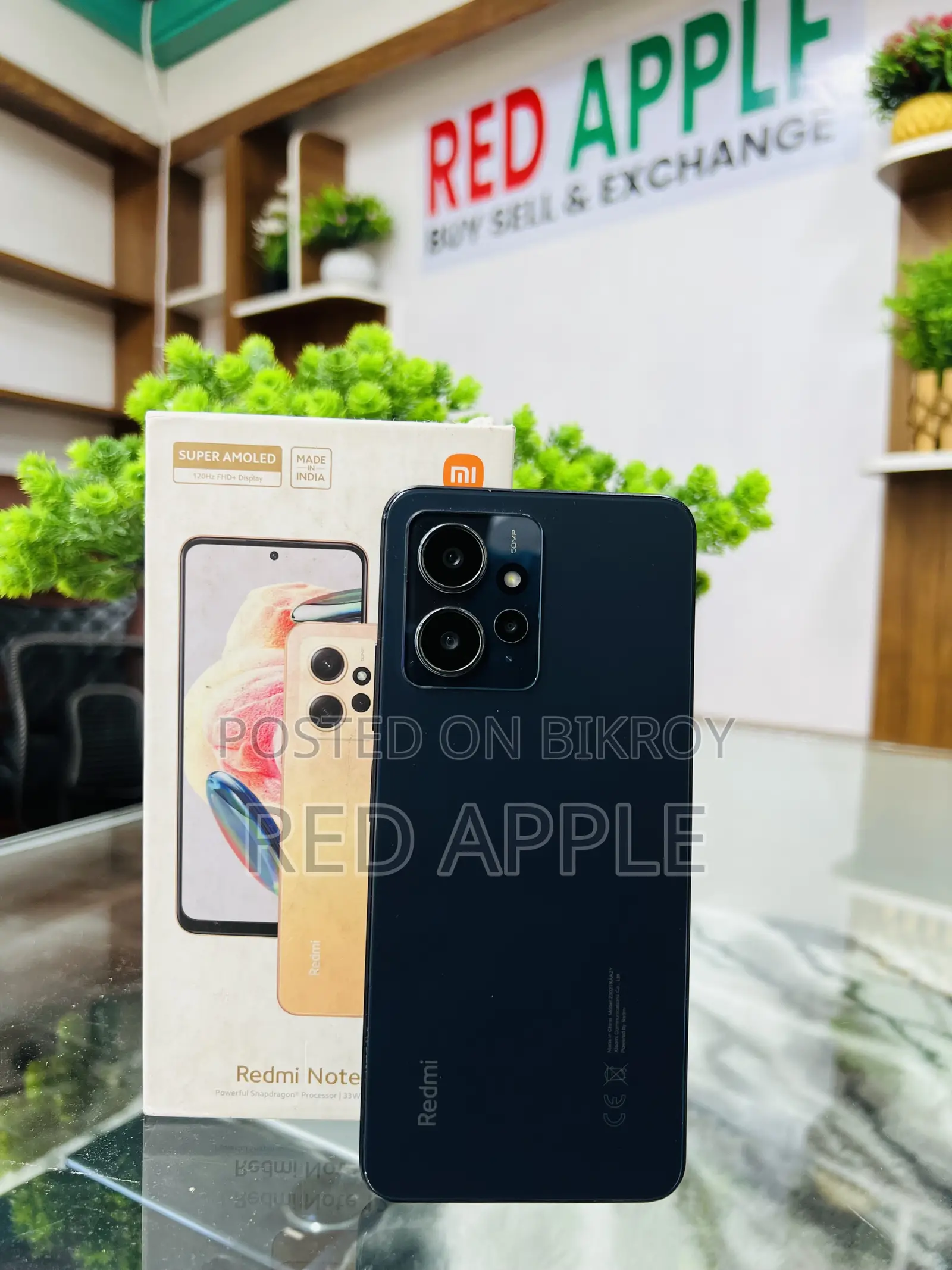 শাওমি রেডমি নোট ১২ ১২৮ জিবি ব্ল্যাক
