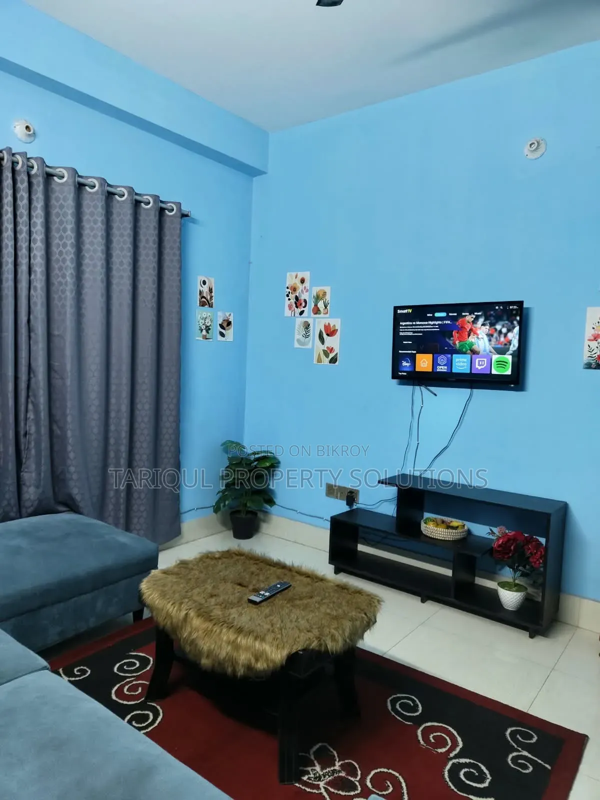 Furnished 3-bedroom Apartment in Tariqul Property, Banasree for rent