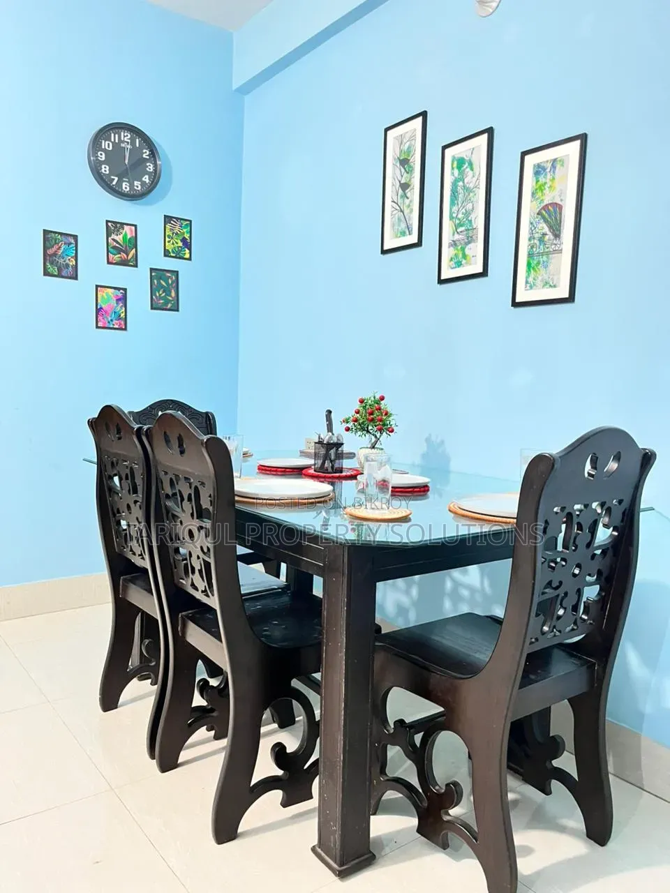 Furnished 3-bedroom Apartment in Tariqul Property, Banasree for rent