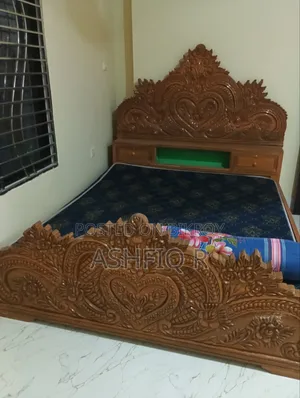 Original Teak Wood Bed for Sale