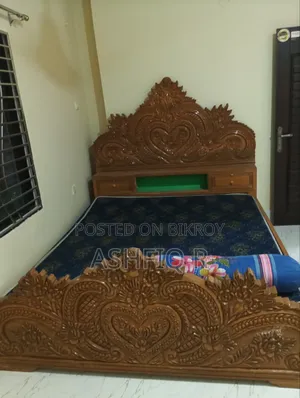 Original Teak Wood Bed for Sale