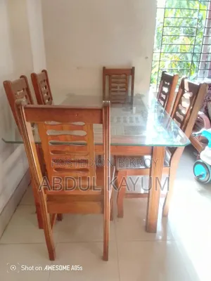 6 Chair Dining Table (Segun Wood)