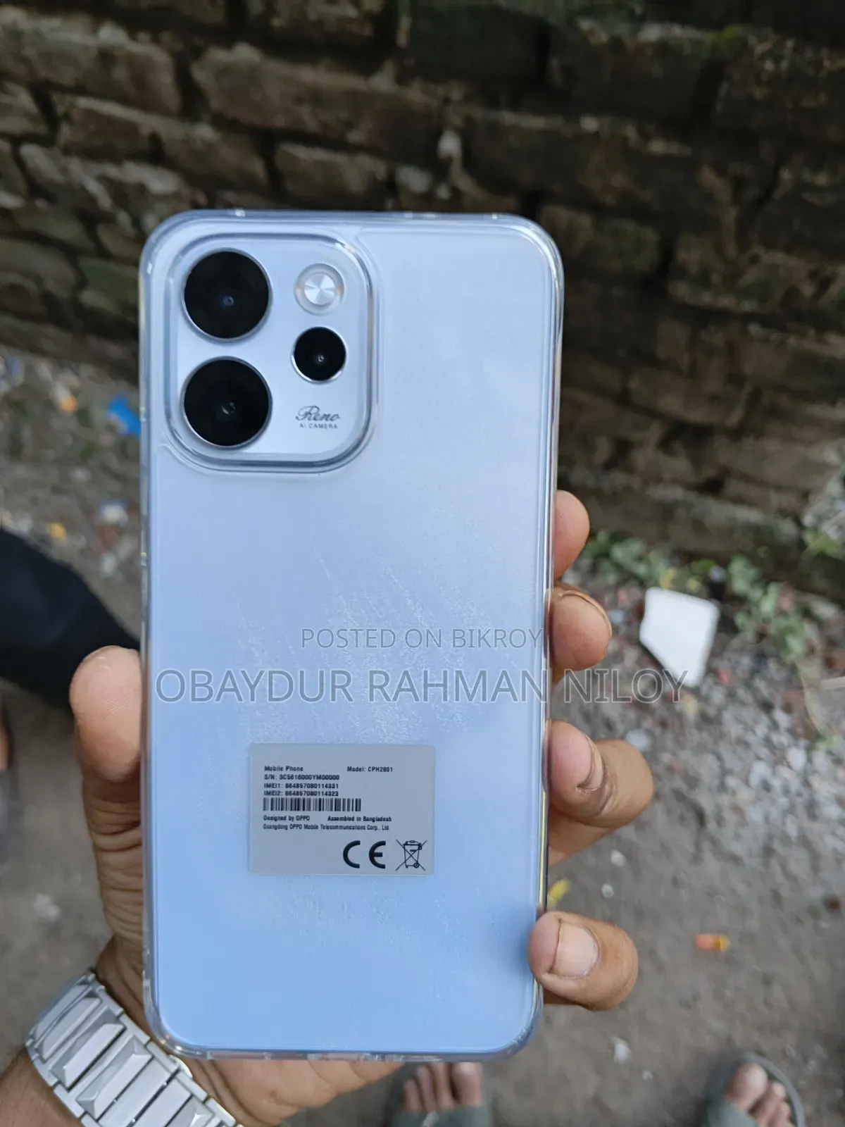 New Oppo Reno15 F 5G 256 GB Blue
