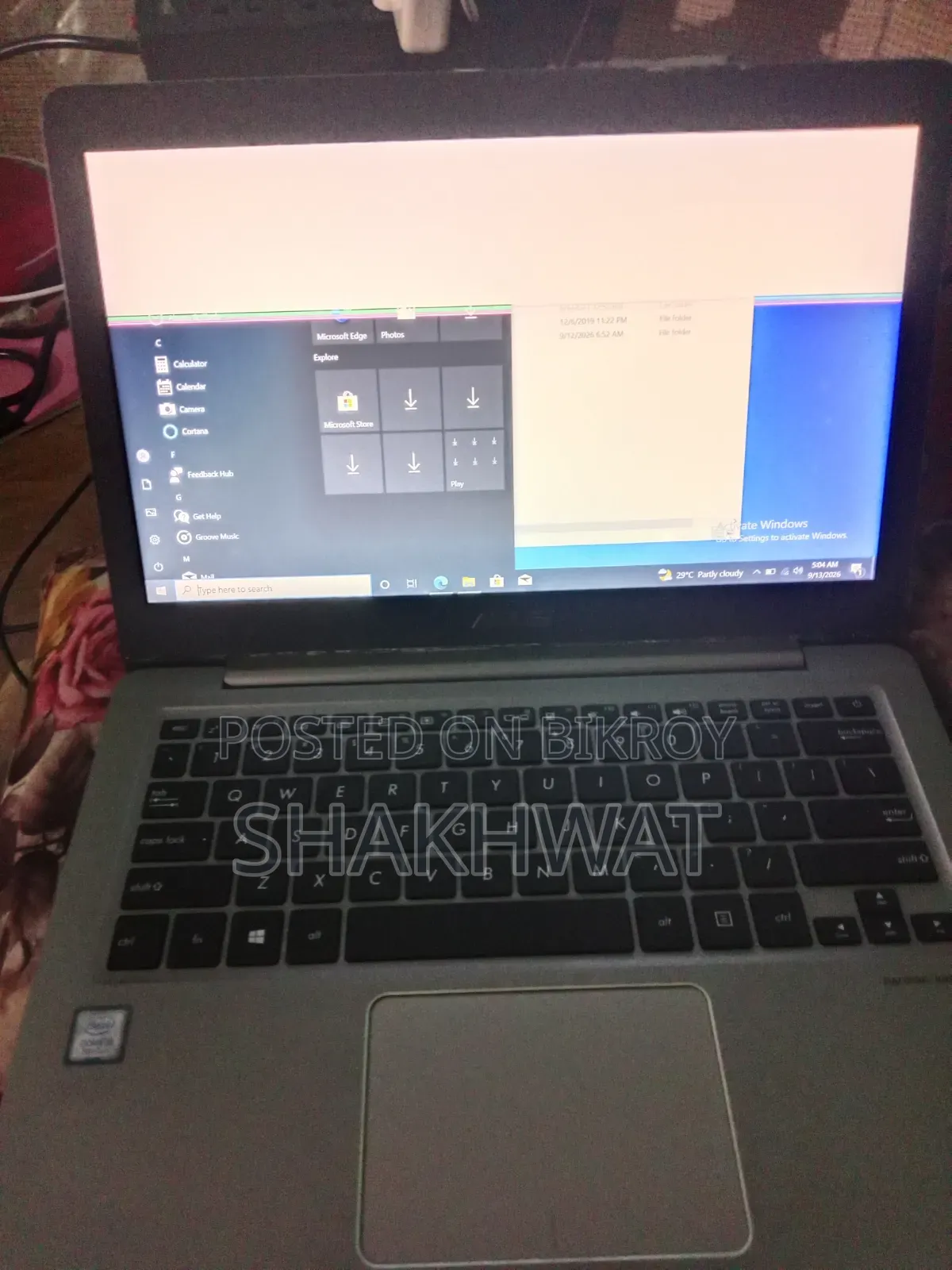 Laptop Asus VivoBook X540SA 8GB Intel Core i3 HDD 1T